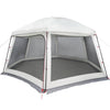 Tente de piscine Vidaxx avec parois grillagées extérieures amovibles 512x458 cm gris