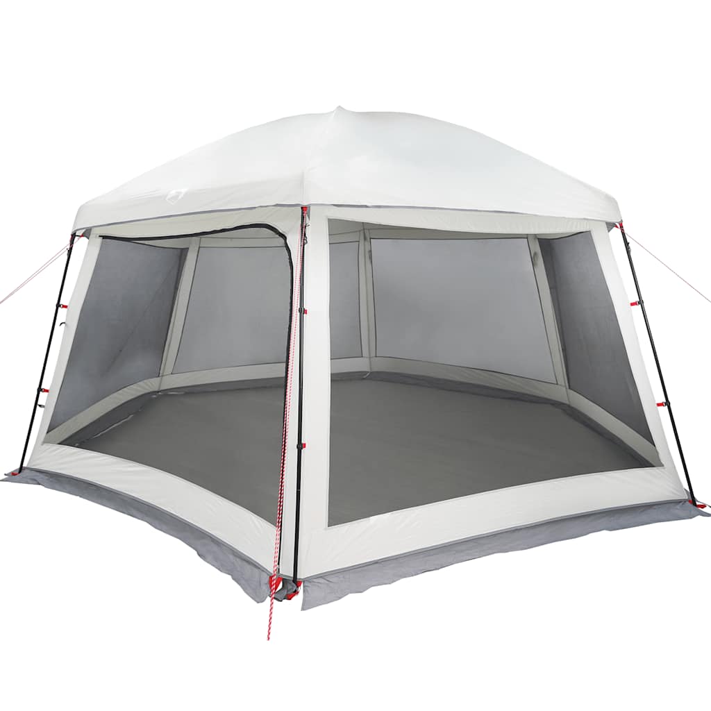 Tente de piscine Vidaxx avec parois grillagées extérieures amovibles 512x458 cm gris