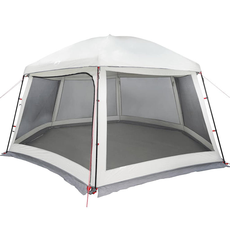 Tente de piscine Vidaxx avec parois grillagées extérieures amovibles 512x458 cm gris