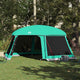 Vidaxx tente de piscine extérieur amovible parois grillagées 618x532 cm vert d'eau