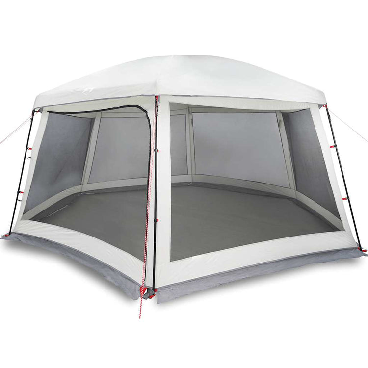Tente de piscine Vidaxx avec parois grillagées extérieures amovibles 618x532 cm gris
