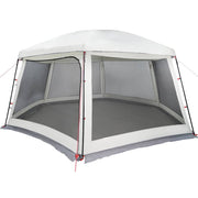 Tente de piscine Vidaxx avec parois grillagées extérieures amovibles 618x532 cm gris - afbeelding 3