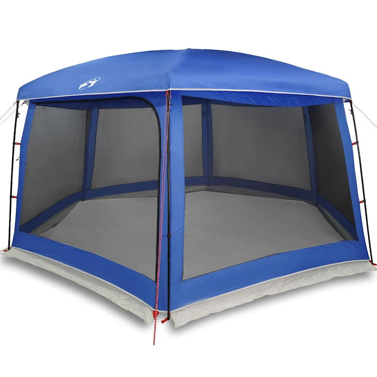 Tente de piscine Vidaxx tente d'extérieur amovible parois grillagées bleu azur