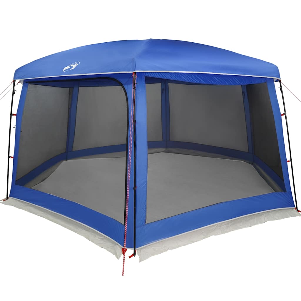 Tente de piscine Vidaxx tente d'extérieur amovible parois grillagées bleu azur