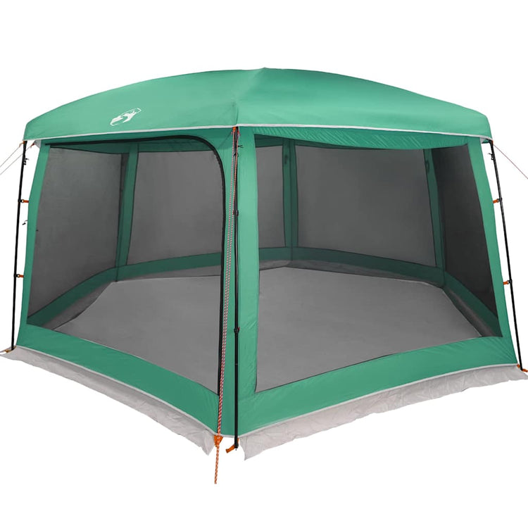 Vidaxx tente de piscine extérieur amovible parois grillagées 670x590 cm vert d'eau