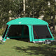 Vidaxx tente de piscine extérieur amovible parois grillagées 670x590 cm vert d'eau
