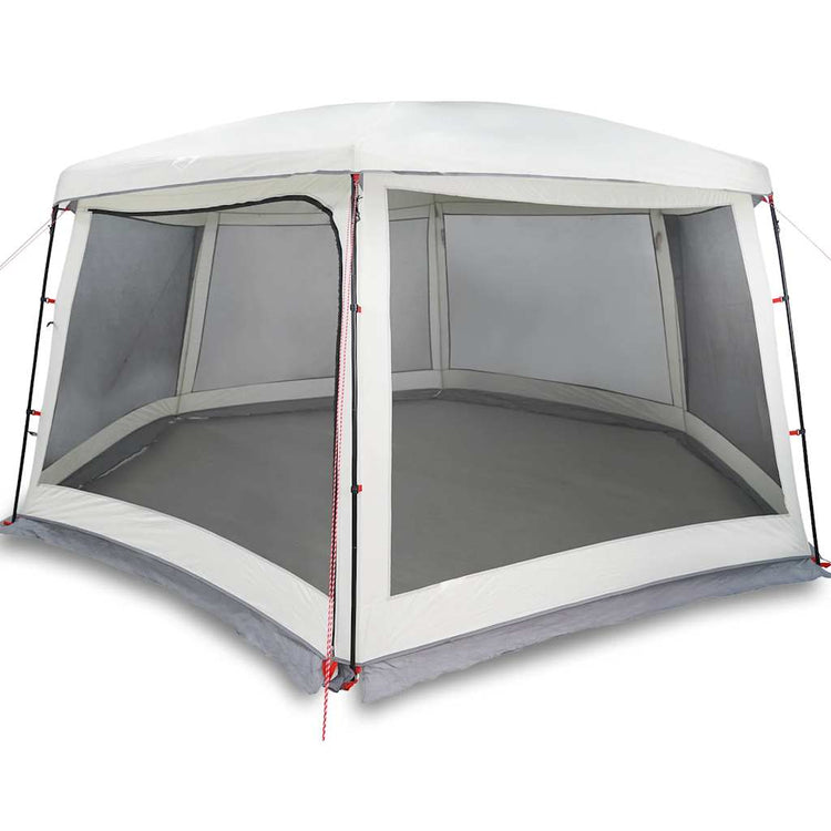 Tente de piscine Vidaxx avec parois grillagées extérieures amovibles 670x590 cm gris