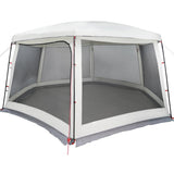 Tente de piscine Vidaxx avec parois grillagées extérieures amovibles 670x590 cm gris - afbeelding 3