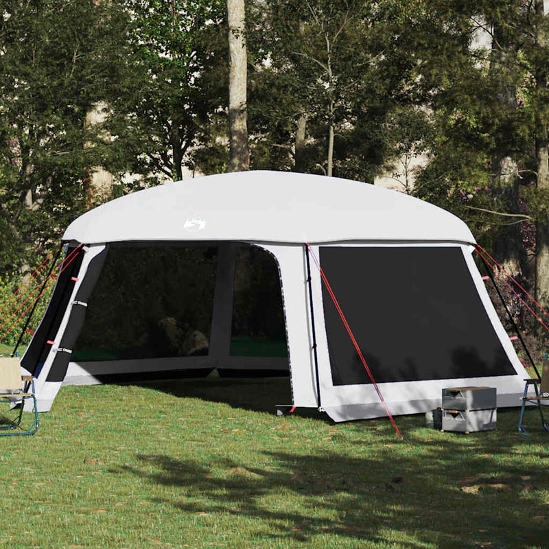 Tente de piscine Vidaxx avec parois grillagées extérieures amovibles 670x590 cm gris