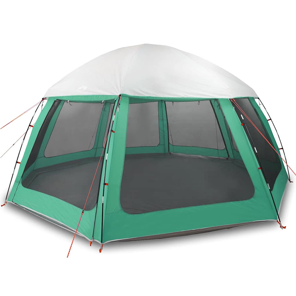 Vidaxx tente de piscine extérieur amovible parois grillagées 510x510 cm vert d'eau