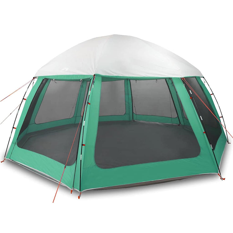 Vidaxx tente de piscine extérieur amovible parois grillagées 510x510 cm vert d'eau
