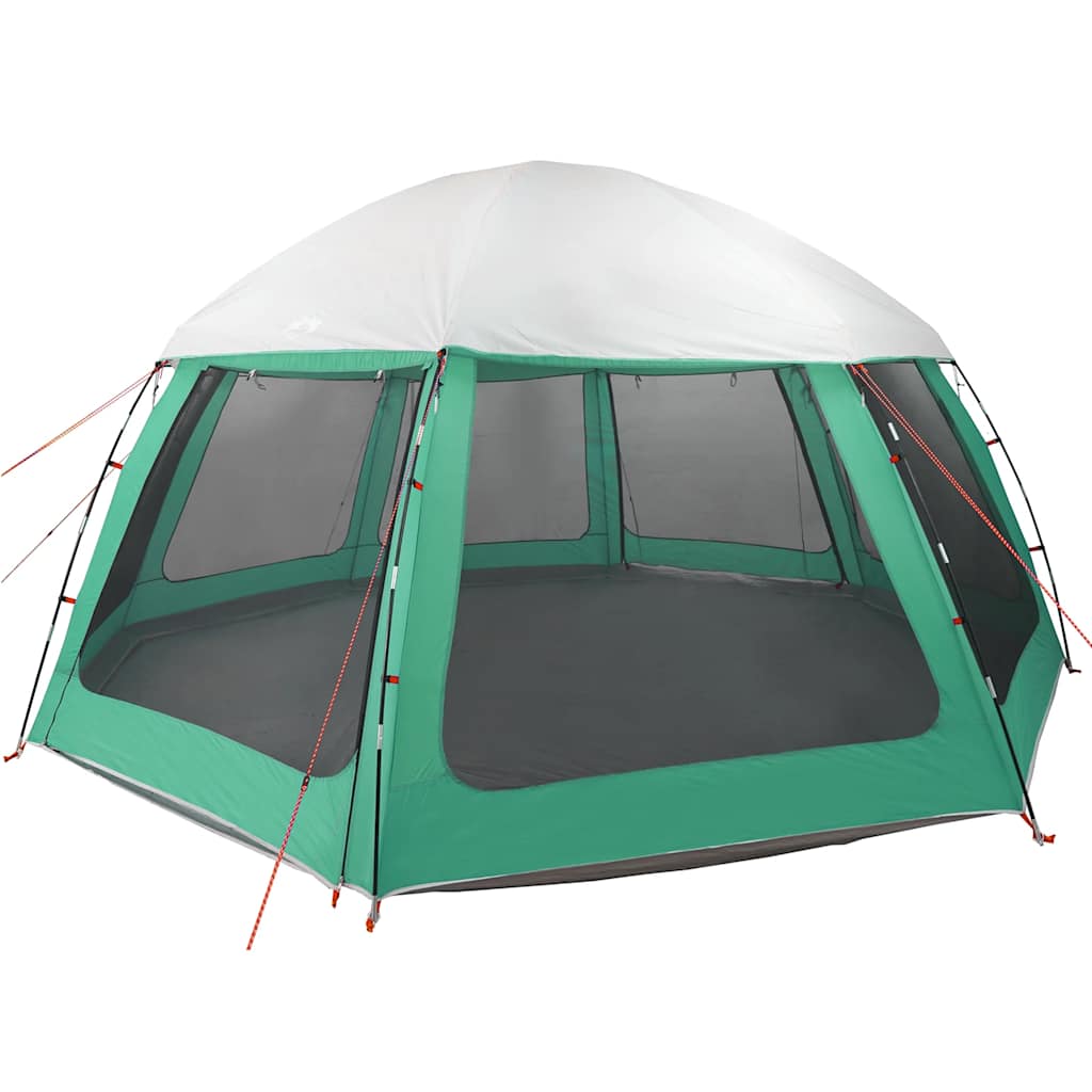 Vidaxx tente de piscine extérieur amovible parois grillagées 510x510 cm vert d'eau