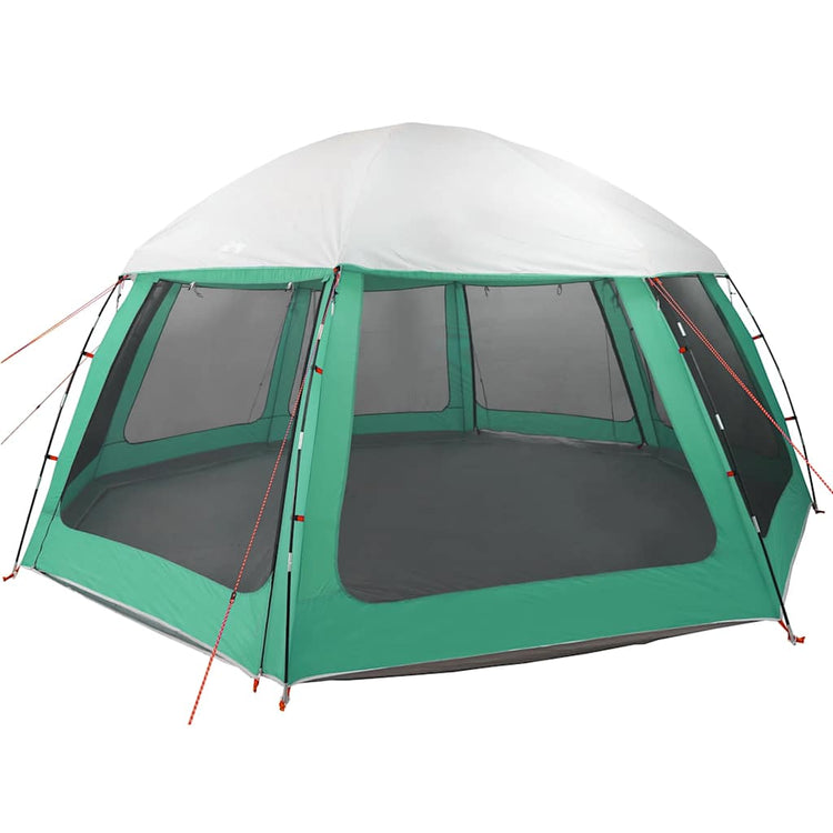Vidaxx tente de piscine extérieur amovible parois grillagées 510x510 cm vert d'eau