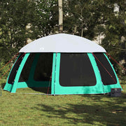 Vidaxx tente de piscine extérieur amovible parois grillagées 510x510 cm vert d'eau - afbeelding 1
