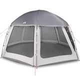 Tente de piscine Vidaxx avec parois grillagées extérieures amovibles 510x510 cm gris - afbeelding 2