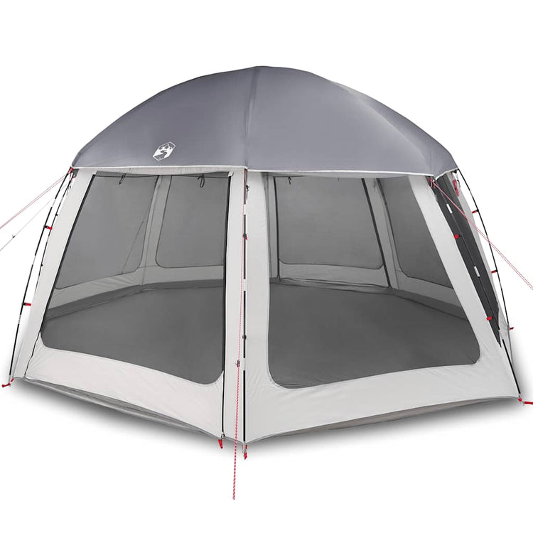 Tente de piscine Vidaxx avec parois grillagées extérieures amovibles 510x510 cm gris