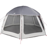 Tente de piscine Vidaxx avec parois grillagées extérieures amovibles 510x510 cm gris - afbeelding 3