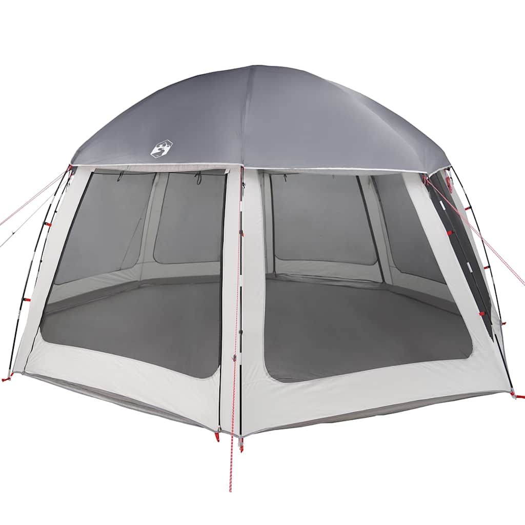 Tente de piscine Vidaxx avec parois grillagées extérieures amovibles 510x510 cm gris