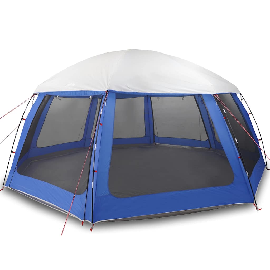 Tente de piscine Vidaxx tente d'extérieur amovible parois grillagées bleu azur