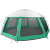 Vidaxx tente de piscine extérieur amovible parois grillagées 612x612 cm vert d'eau