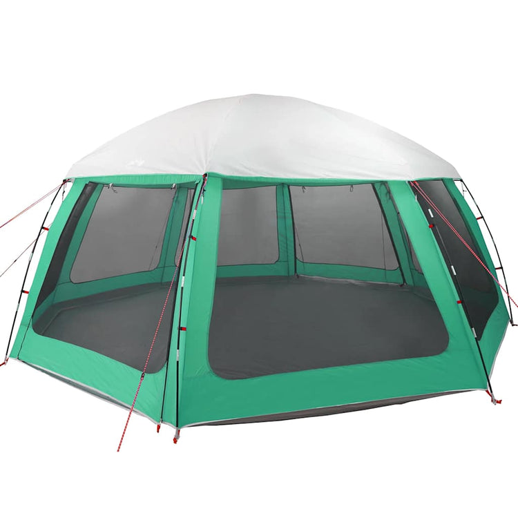 Vidaxx tente de piscine extérieur amovible parois grillagées 612x612 cm vert d'eau