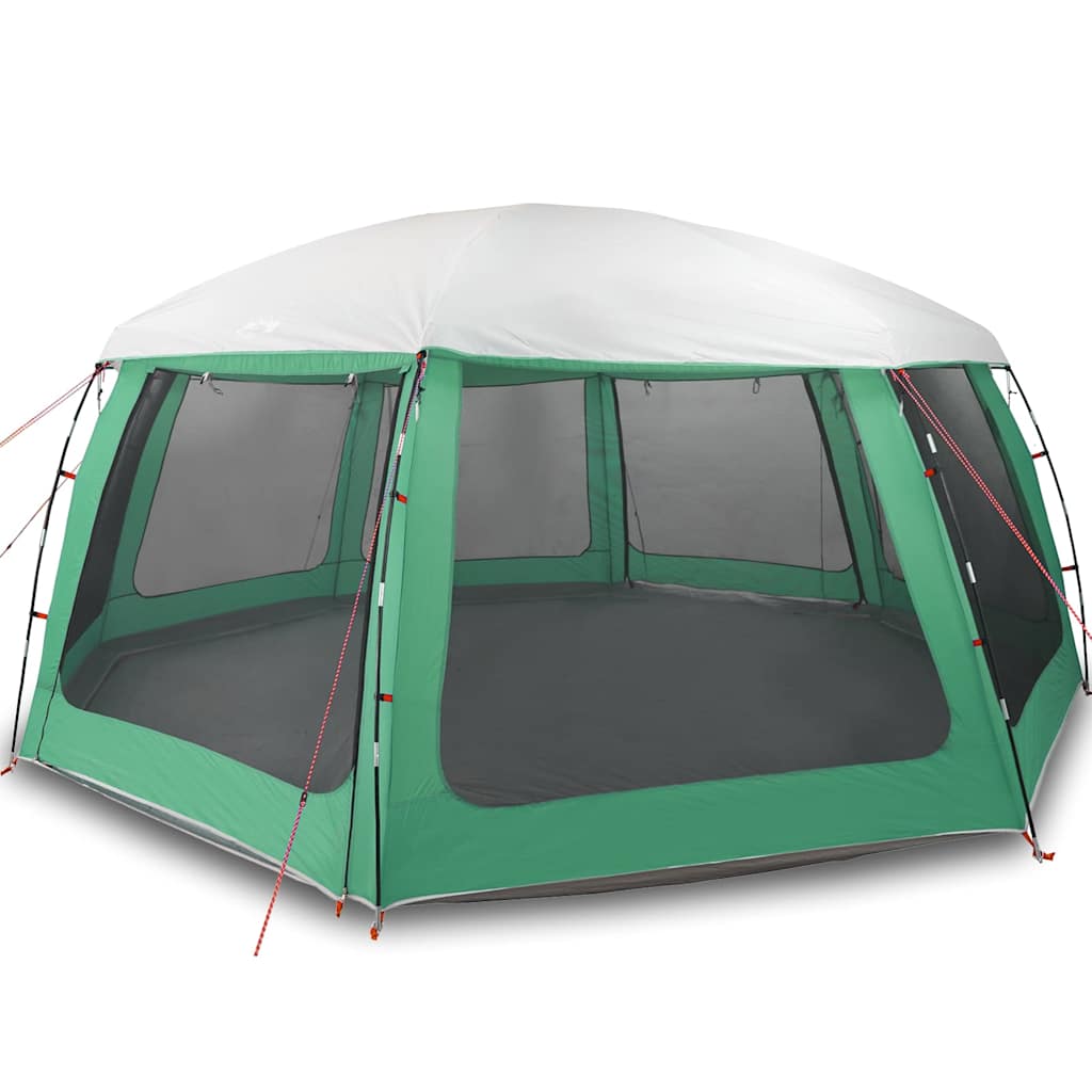 Vidaxx tente de piscine extérieur amovible parois grillagées 690x690 cm vert d'eau