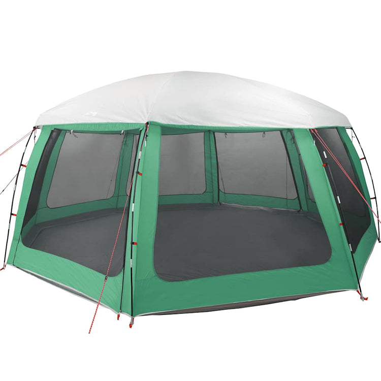 Vidaxx tente de piscine extérieur amovible parois grillagées 690x690 cm vert d'eau