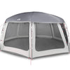 Tente de piscine Vidaxx avec parois grillagées extérieures amovibles 690x690 cm gris