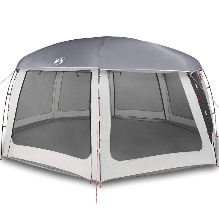 Tente de piscine Vidaxx avec parois grillagées extérieures amovibles 690x690 cm gris