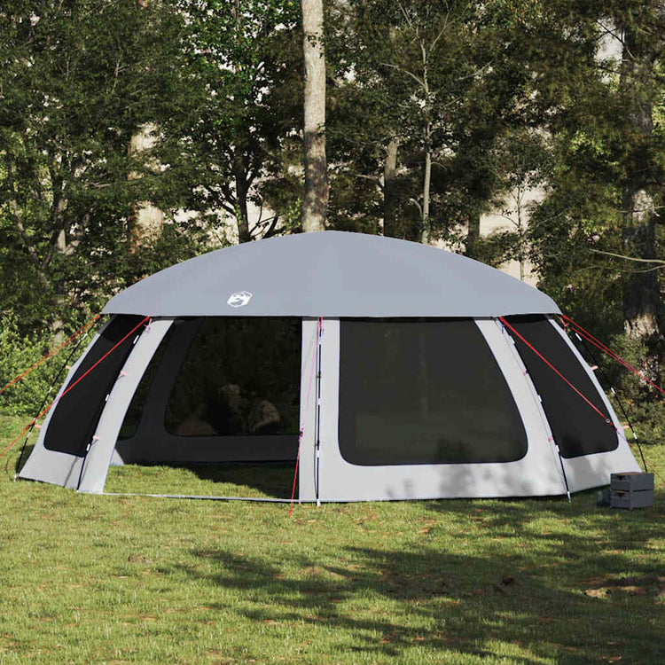 Tente de piscine Vidaxx avec parois grillagées extérieures amovibles 690x690 cm gris