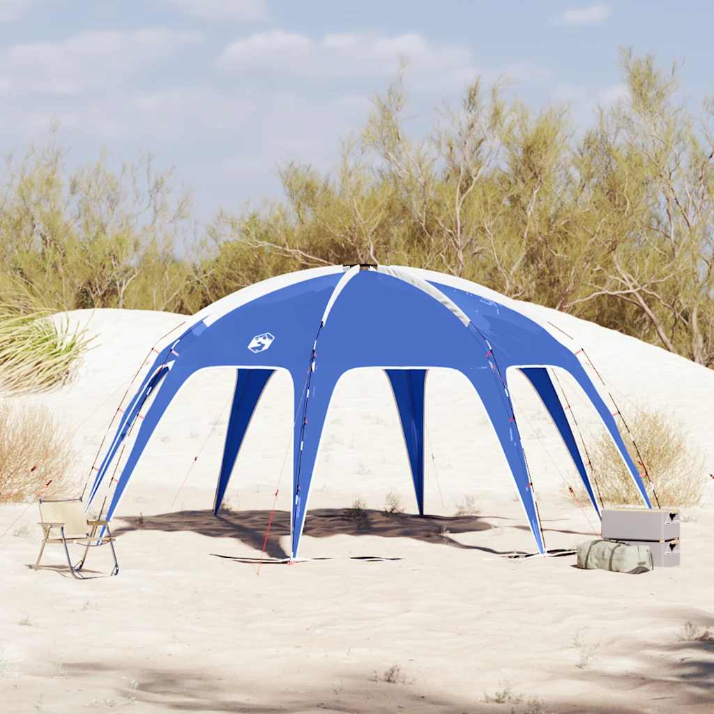 Tente de fête VidaXL imperméable bleu azur