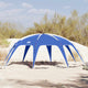 Tente de fête VidaXL imperméable bleu azur