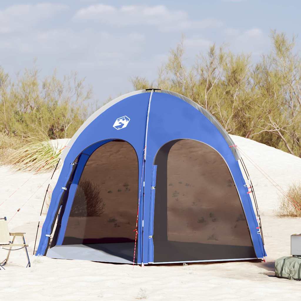 Tente de piscine VidaXL avec toit bleu azur 366 x 305 x 231 cm
