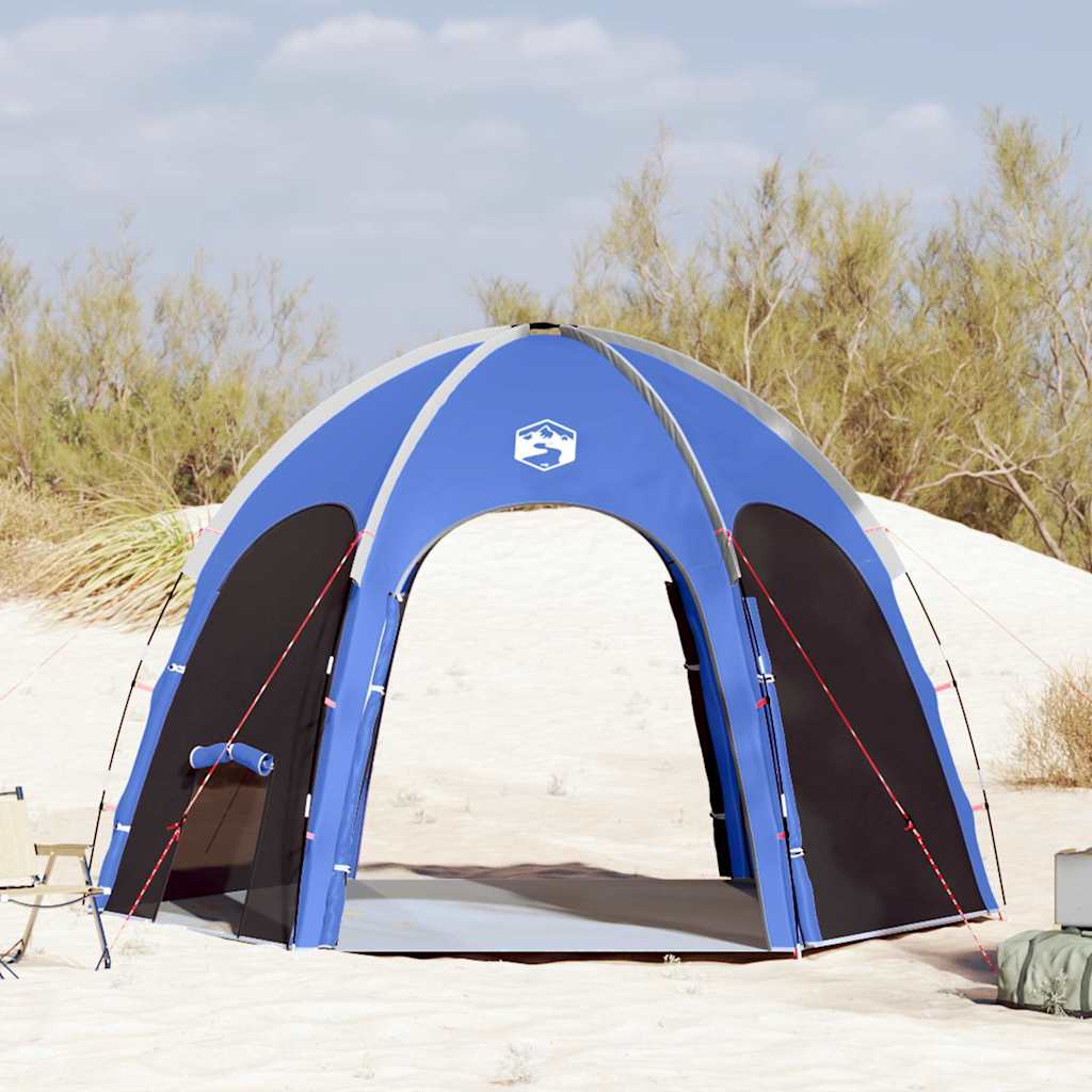 Tente de piscine VidaXL avec toit bleu azur 366 x 305 x 231 cm