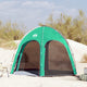 Vidaxx tente de piscine vert d'eau 366 x 305 x 231 cm polyester et fibre de verre