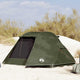 VidaXL tente de pêche 3 personnes vert olive imperméable