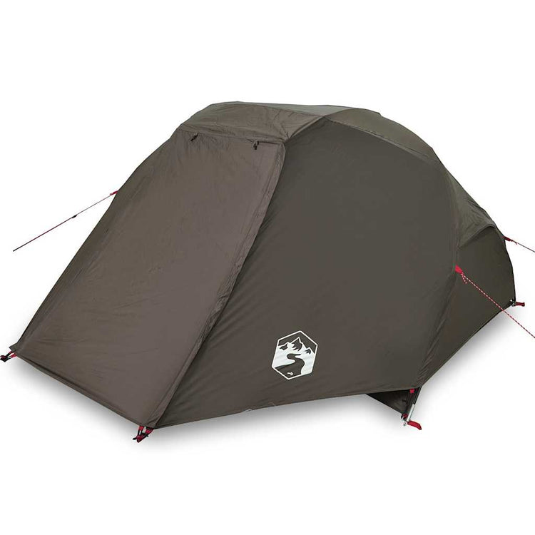 VidaXL tente de pêche 3 personnes imperméable marron