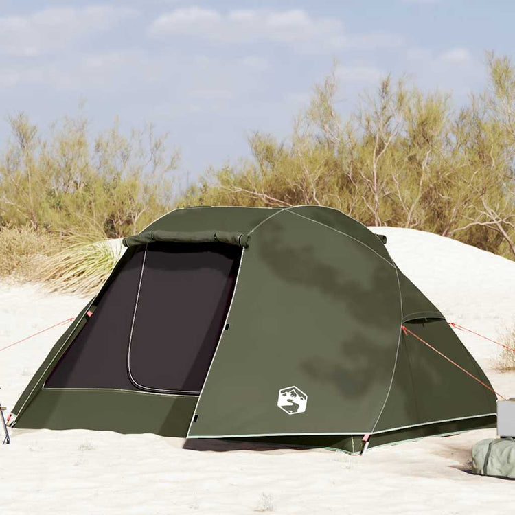 VidaXL tente de pêche 5 personnes imperméable vert olive