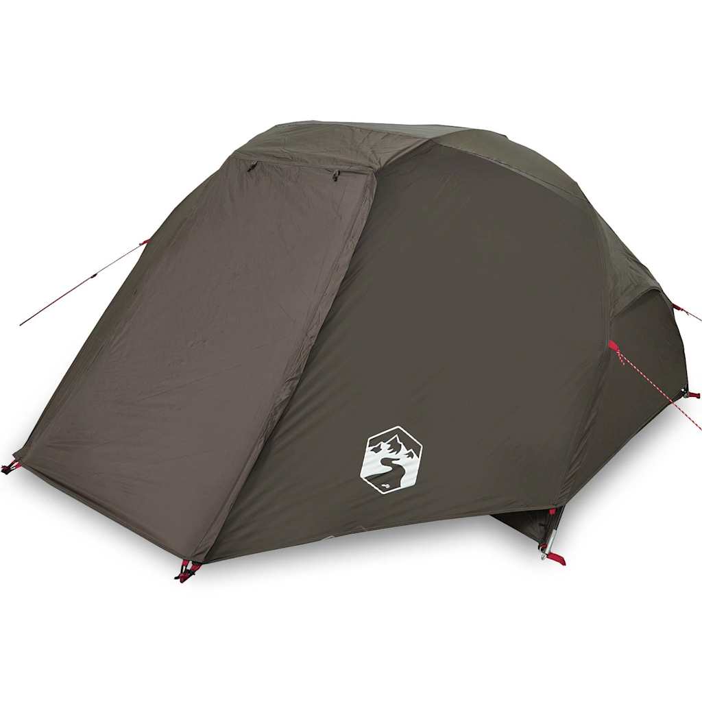 VidaXL tente de pêche 5 personnes imperméable marron