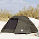 VidaXL tente de pêche 5 personnes imperméable marron