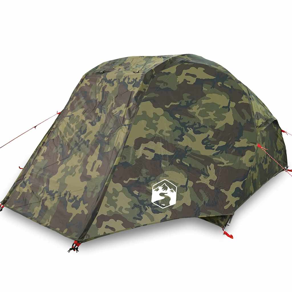 Tente de pêche VidaXL camouflage imperméable 5 personnes