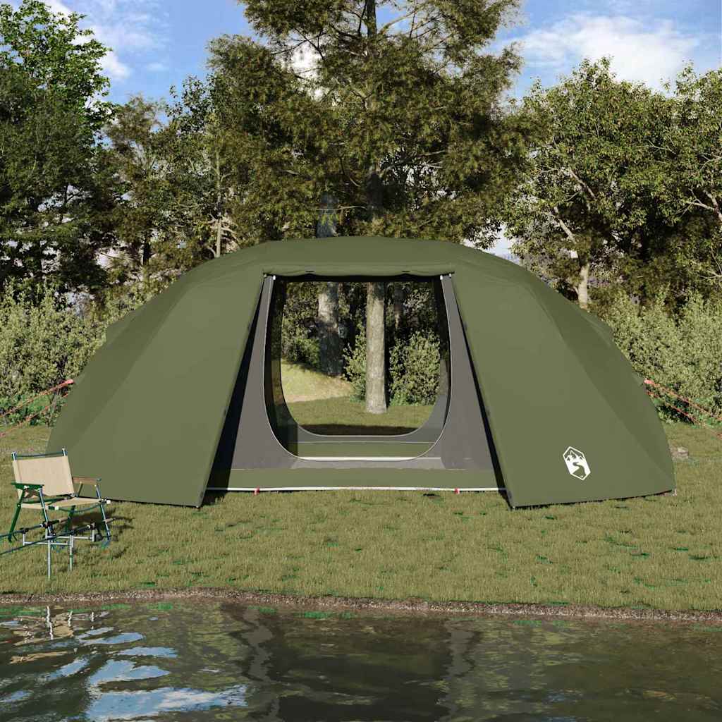 Vidaxx tente de pêche vert olive 514 x 465 x 187 cm polyester et fibre de verre