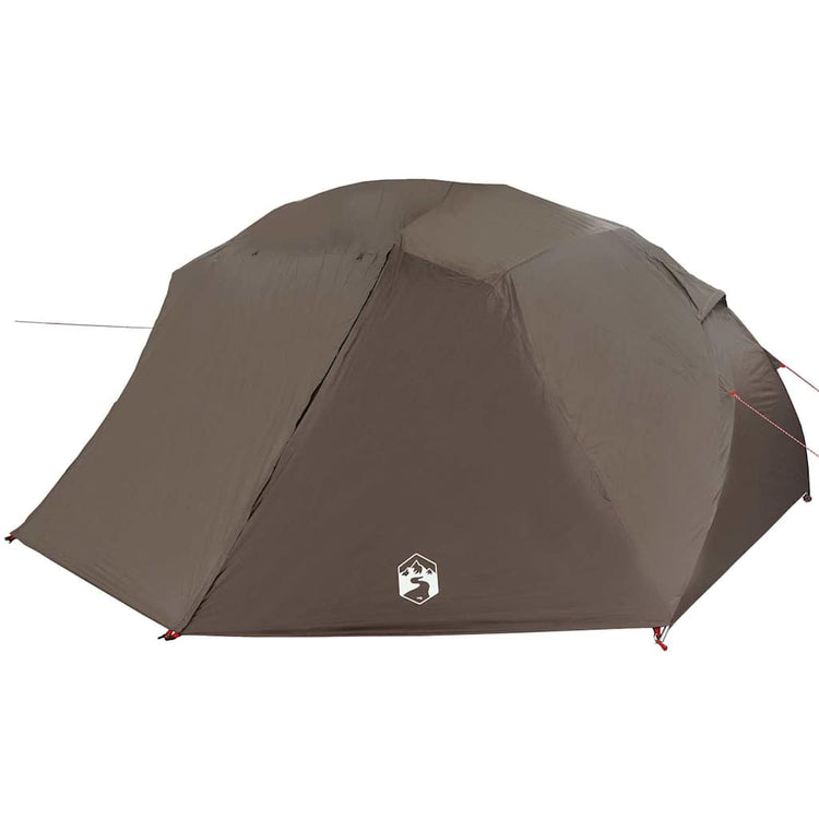 Tente de pêche Vidaxx avec toit marron 514 x 465 x 187 cm polyester et fibre de verre