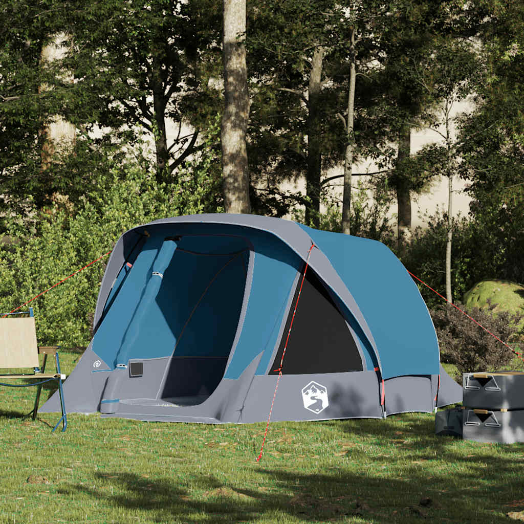 Tente VidaXL 4 personnes imperméable bleue