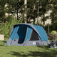 Tente VidaXL 4 personnes imperméable bleue