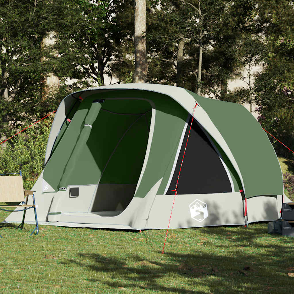 VidaXL tente familiale 6 personnes imperméable vert
