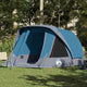 Tente familiale VidaXL 6 personnes imperméable bleue