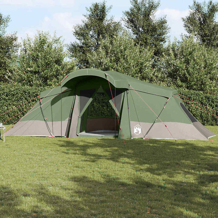 Tente familiale Vidaxx avec toit vert et gris 721 x 335 x 212 cm