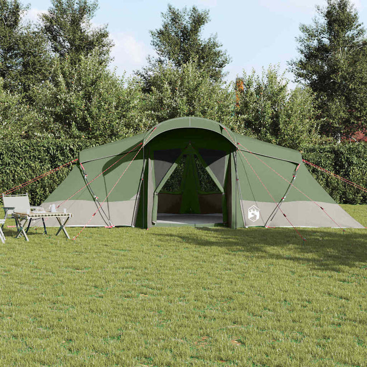 Tente familiale Vidaxx avec toit vert et gris 721 x 335 x 212 cm