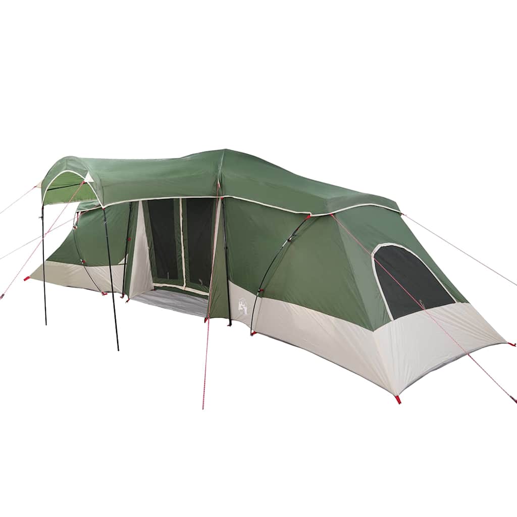 Tente familiale Vidaxx avec toit vert et gris 721 x 335 x 212 cm